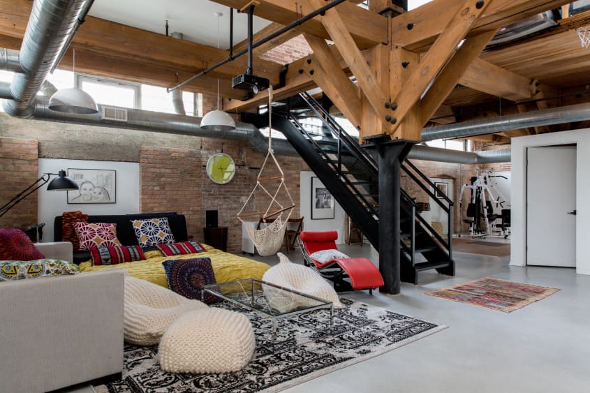 Picture of Warm Industrial Remodeled Chicago Loft Tour | Apartment Therapy